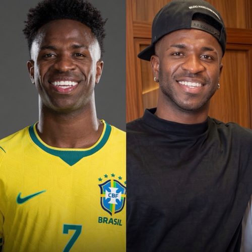 Mudança no rosto de Vinícius Júnior vira assunto na web após passagem por Goiânia