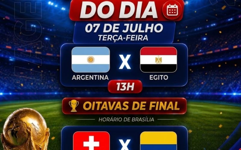 Copa do Mundo 2026: veja os jogos desta terça-feira (7)