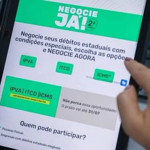 Contribuintes têm até 31 de julho para negociar dívidas com até 99% de desconto em Goiás